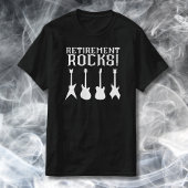Retirement Rocks gitaarliefhebbers met pensioen T-shirt