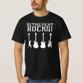Retirement Rocks gitaarliefhebbers met pensioen T-shirt (Voorkant)
