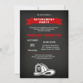 Retirement rode en zwarte brandkast kaart (Voorkant)