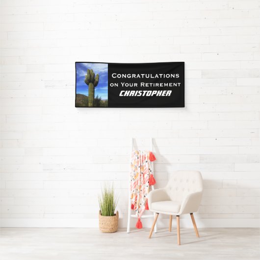 Retirement Saguaro Cactus Arizona Jumbo Spandoek (Insitu)