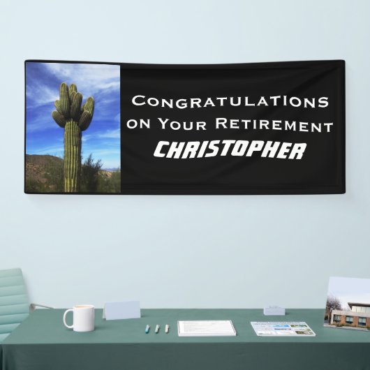 Retirement Saguaro Cactus Arizona Jumbo Spandoek (Beurs)