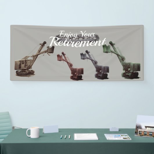 Retirement Shohoe voor werktuigkundigen Spandoek (Beurs)
