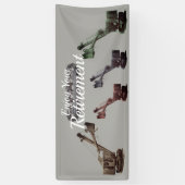 Retirement Shohoe voor werktuigkundigen Spandoek (Verticaal)