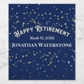 Retirement Star Wijn Etiket (Enkel label)