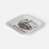 Retirement Travel Thema Party Trein Volgend Statio Papieren Bordje (Gebogen)