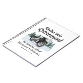 Retirement Travel Theme Classic Motorbike Rolling Notitieboek (Linkerzijde)