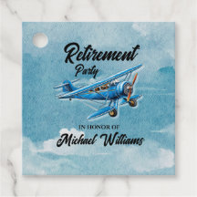 Retirement Travel Theme Party Plane 