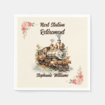 Retirement Travel Theme Party  Train