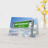Retirement voor Highway Sign Kaart (Gele Bloem)