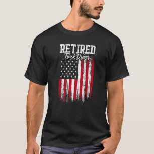 Retirement vrachtwagenchauffeur t-shirt