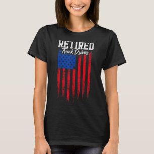 Retirement vrachtwagenchauffeur t-shirt