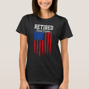 Retirement vrachtwagenchauffeur t-shirt