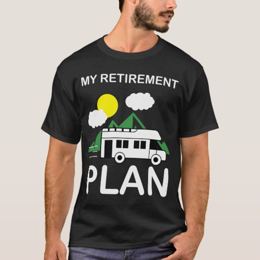 Retiret Camper RV voor WO T-shirt (Voorkant)