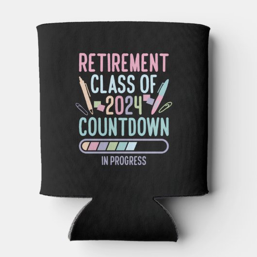 Retiret Klasse van 2024 Codown in uitvoering Blikjeskoeler (Achterkant)