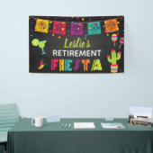 Retirment Fiesta Banner met Margarita (Beurs)
