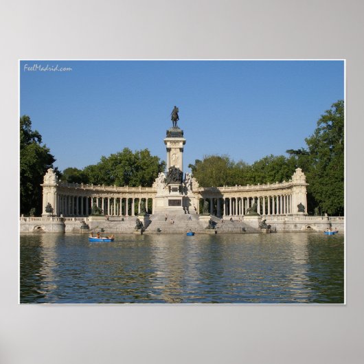 Retiro Park Madrid Poster (Voorkant)