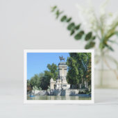Retiro Park, Madrid, Spanje Briefkaart (Staand voorkant)