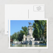 Retiro Park, Madrid, Spanje Briefkaart (Voorkant / Achterkant)
