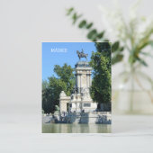Retiro Park, Madrid, Spanje Briefkaart (Staand voorkant)