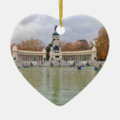 Retiro Park, Madrid, Spanje Keramisch Ornament (Voorkant)