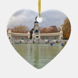 Retiro Park, Madrid, Spanje Keramisch Ornament