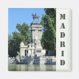 Retiro Park, Madrid, Spanje Magnet