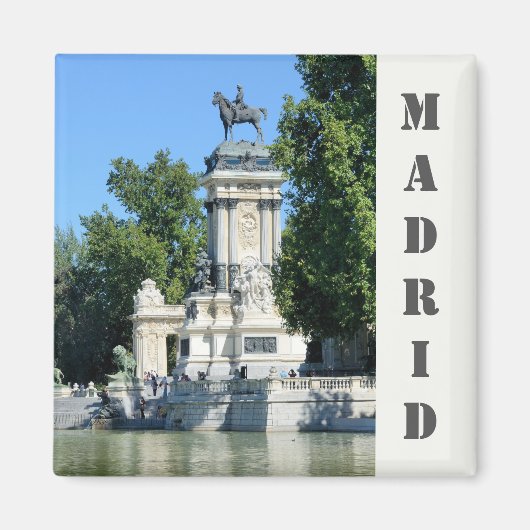 Retiro Park, Madrid, Spanje Magnet (Voorkant)