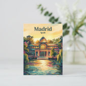 Retiro Park Spanje Briefkaart (Staand voorkant)