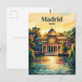 Retiro Park Spanje Briefkaart (Voorkant / Achterkant)