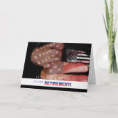 Retiting van het servicepatriotticum kaart (Voorkant)