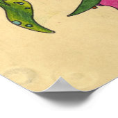 Retnale overeenkomst afdrukken poster (Hoek)