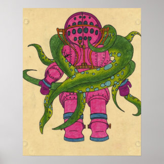 Retnale overeenkomst afdrukken poster