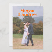 Reto trouwfoto kaart (Voorkant)