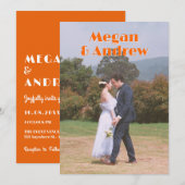 Reto trouwfoto kaart (Voorkant / Achterkant)