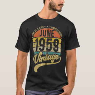 Reto Vintage 62ste verjaardag, 62 jaar oud Geboren T-shirt