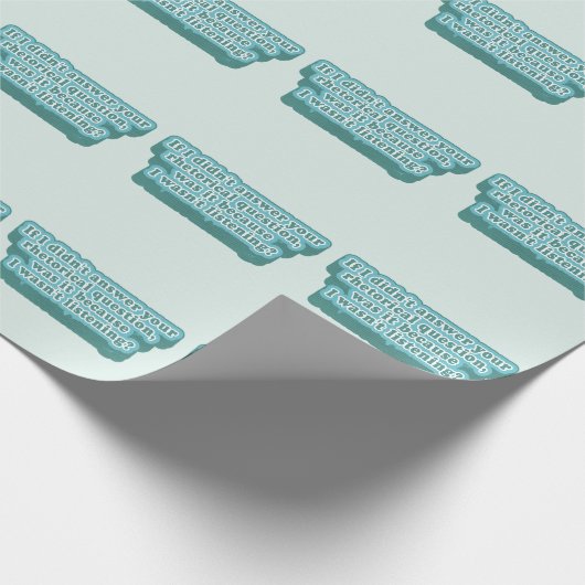 Retorische vragen Grappige grammatica Cadeaupapier (Hoek)