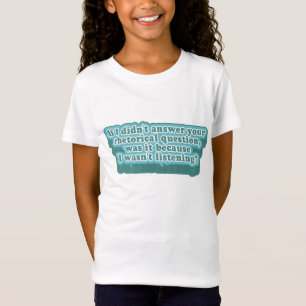 Retorische vragen Grappige grammatica T-shirt
