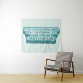 Retorische vragen Grappige grammatica Wandkleed (In Situ (horizontaal))