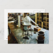 Retort in Chem Lab Briefkaart (Voorkant / Achterkant)