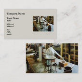 Retort in Chem Lab Visitekaartje (Voorkant / Achterkant)