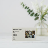 Retort in Chem Lab Visitekaartje (Staand voorkant)