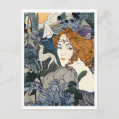 Retour (1897), Georges de Feure Briefkaart (Voorkant)