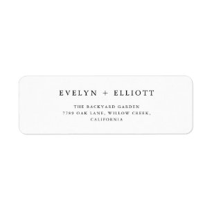 Retour Adres Label Wedding