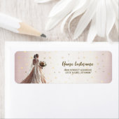 Retour Adres Roos Winter Bruid Golden Etiket (Insitu)