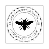 Retour Adres Stempel Honey Bee (Afrduk)