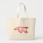 Retour afzender grote tote bag (Voorkant)