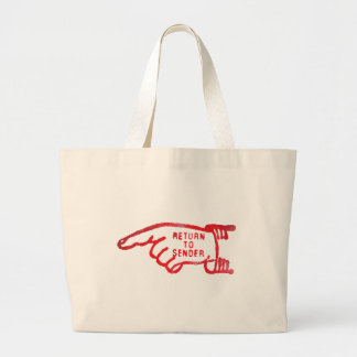 Retour afzender grote tote bag