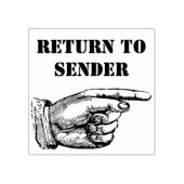 Retour afzender rubberstempel (Afrduk)