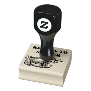 Retour afzender rubberstempel