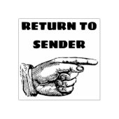 Retour afzender rubberstempel (Afrduk)